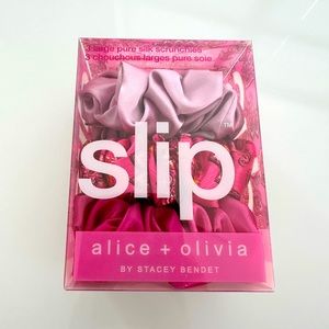 Slip x alice + olivia - 3 Large Pure Silk Scrunchies